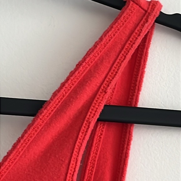 Women’s or teens dress orange coral tank straps a line knew length large - Picture 8 of 9